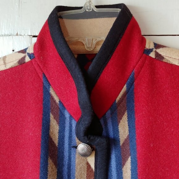 Native Jackets, etc. Reversible Rim Rock Sierra Pendleton Wool Vest - Picture 2 of 16